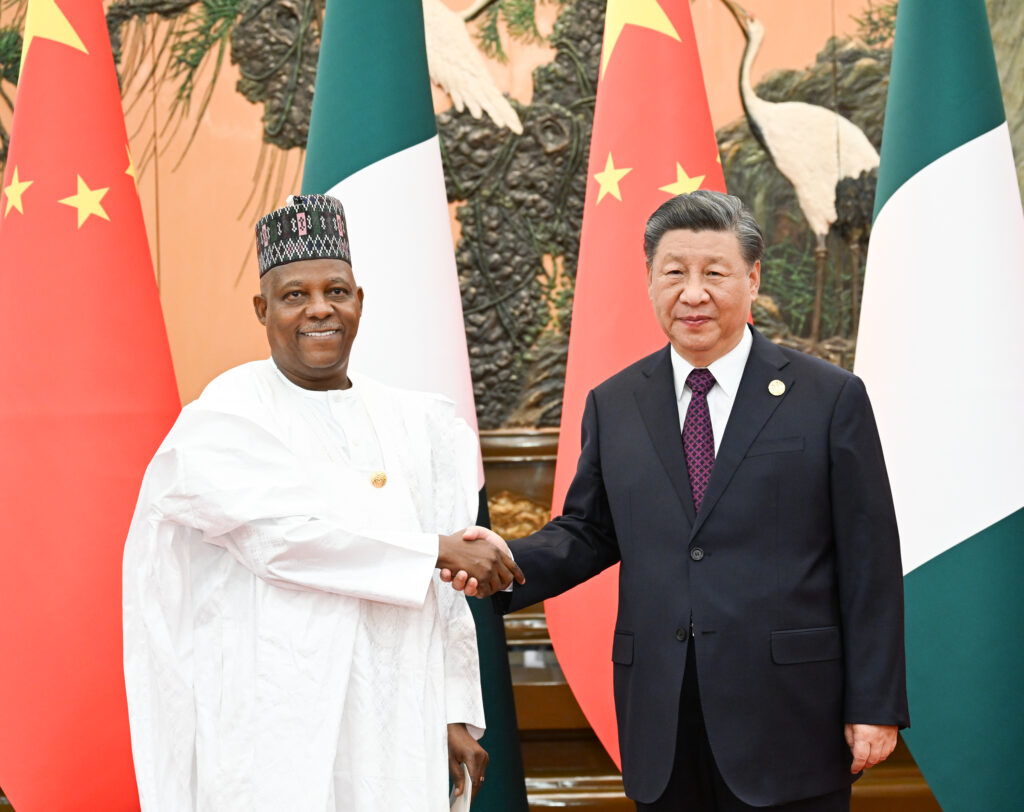 Xi Jinping rencontre le vice-président nigérian