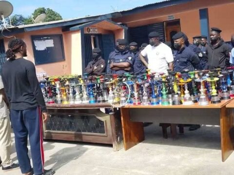 Coup de filet anti-chicha à Conakry: quatre gérants interpellés et plus de 1 300 cartons saisis